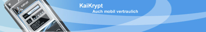 Mit KaiKrypt®
                      verschlüsselt abhörsicher mobil per Handy
                      telefonieren